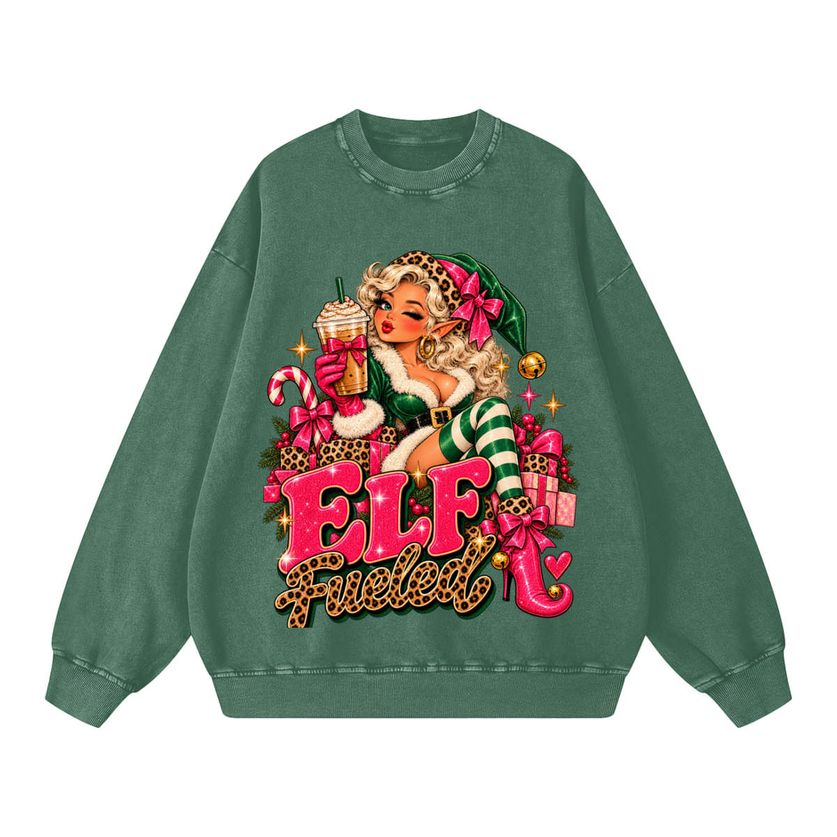 Snow Washed Oversized Sweatshirt