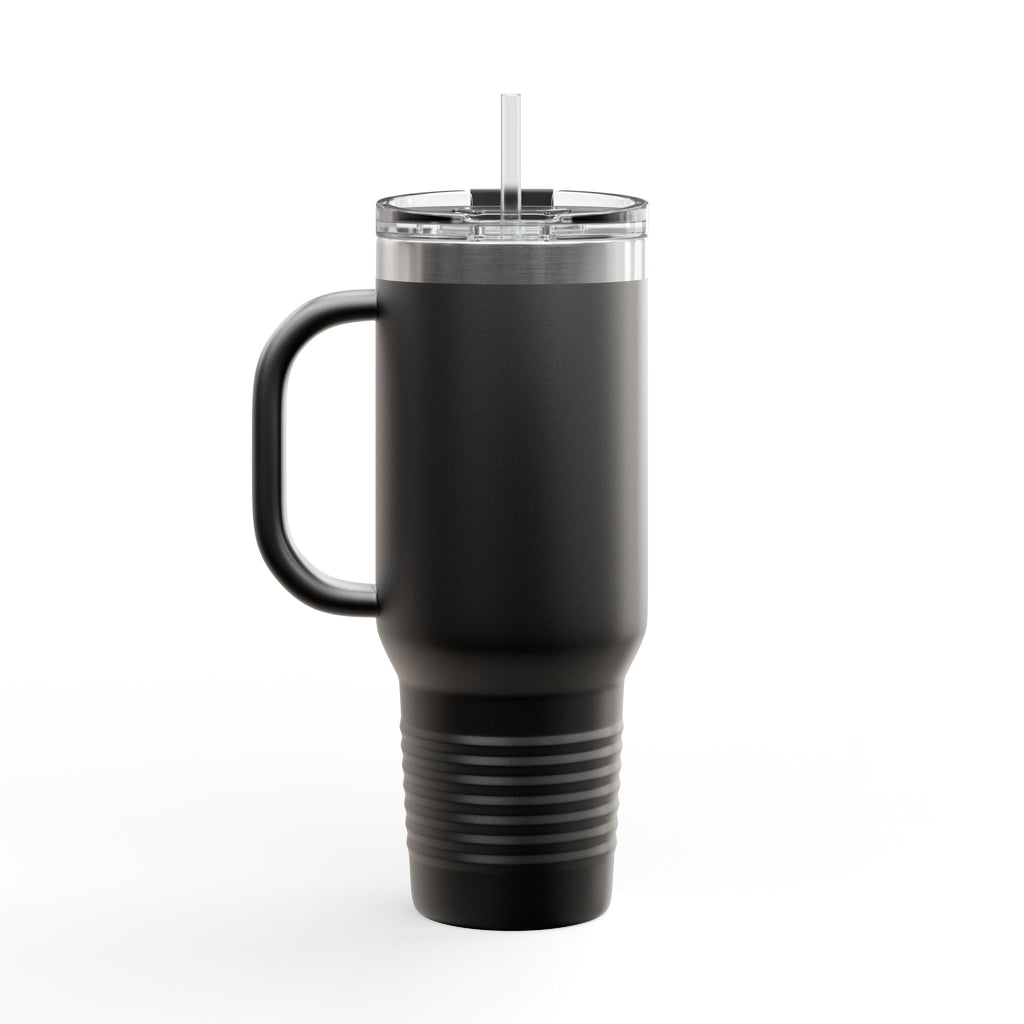 40oz Insulated Travel Mug — 'Wild Vibes' Palm Tree Design