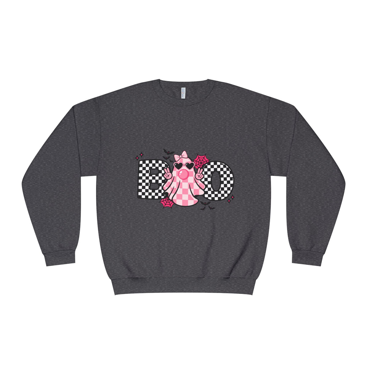 Koo Checkerboard Cat Crewneck Sweatshirt
