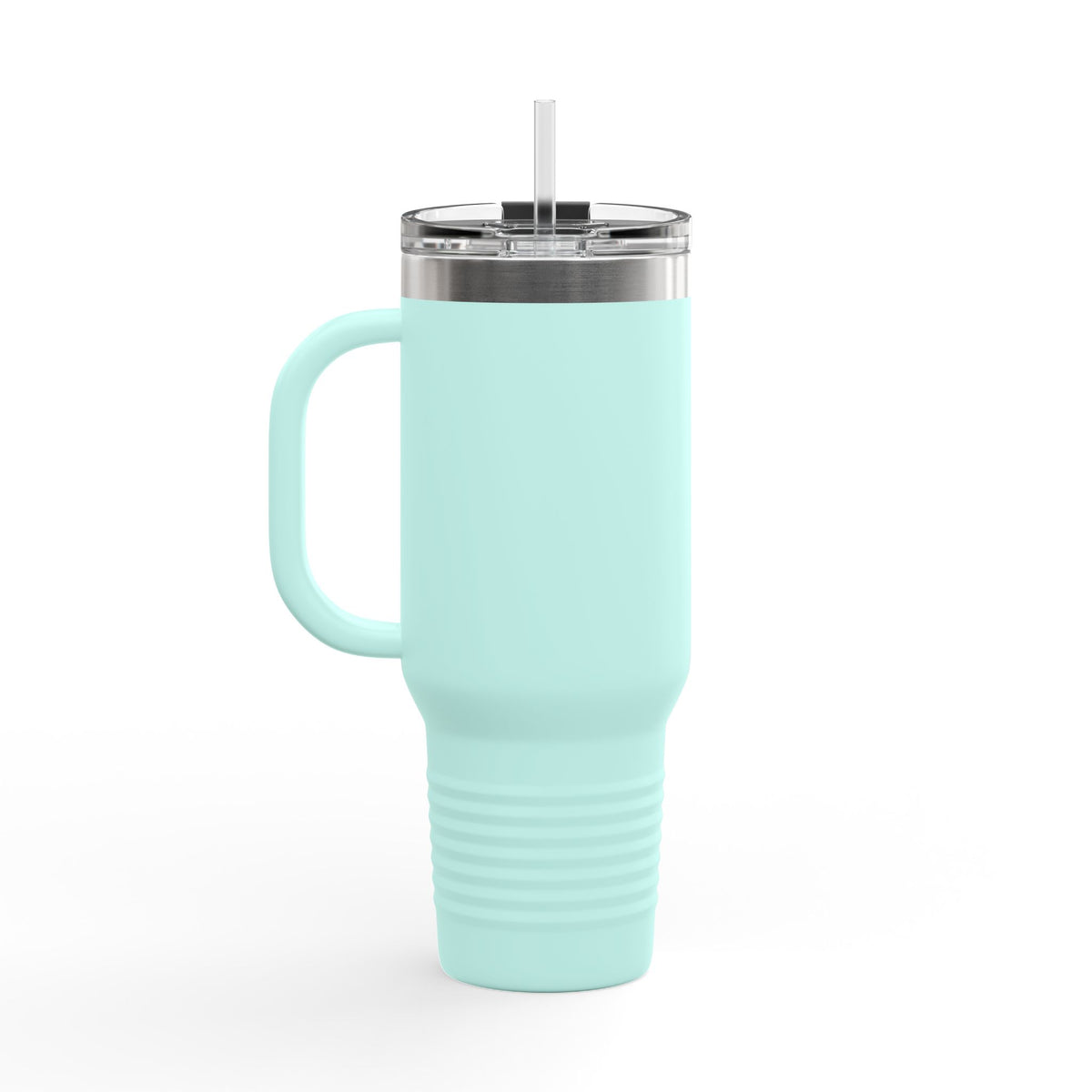 40oz Insulated Travel Mug — 'Wild Vibes' Palm Tree Design