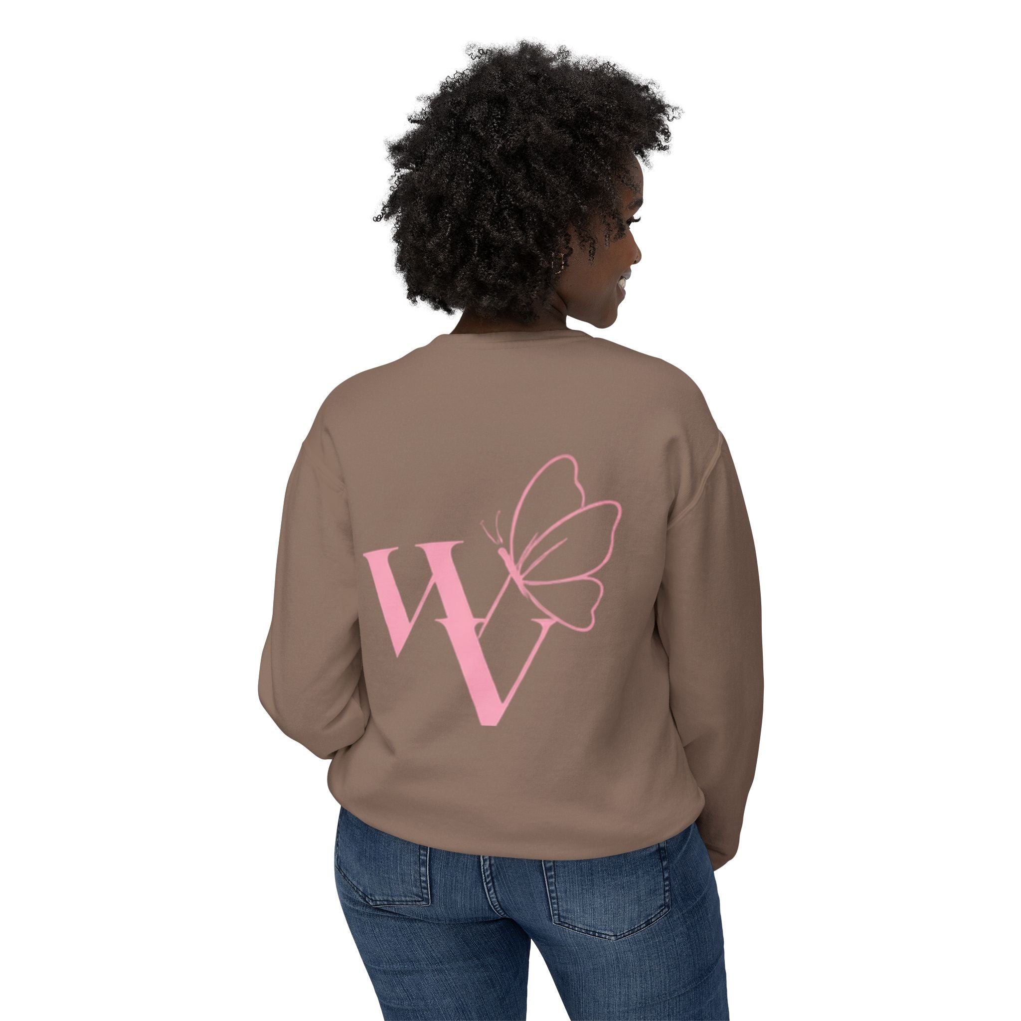 Wild Velvet Crewneck Sweatshirt - 'Wild Velvet EST. 2025' Retro Pink Graphic