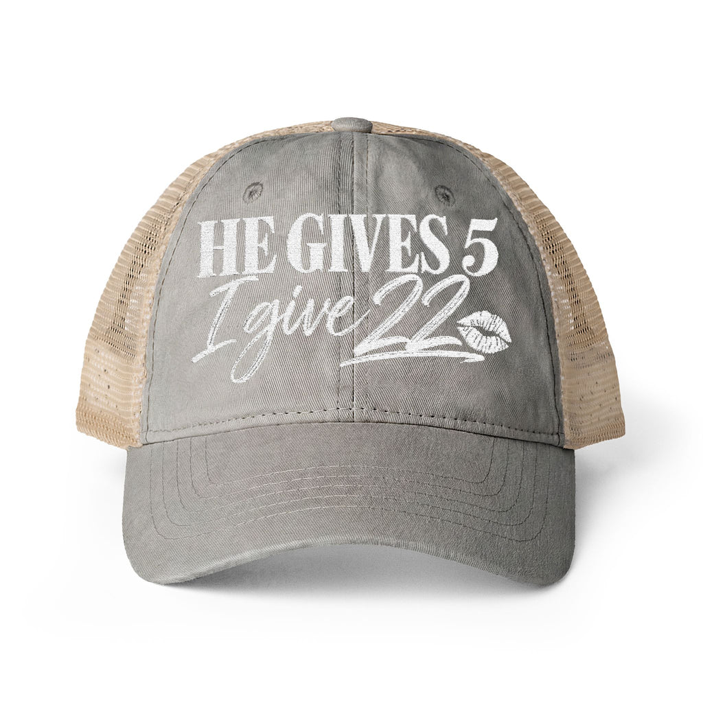 Women's Washed Mesh-Back Cap