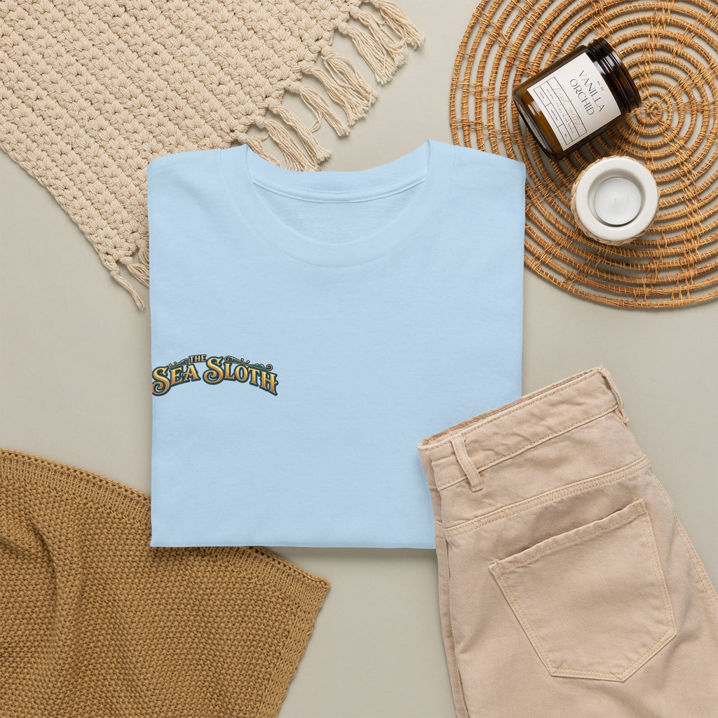 Sea Sloth Biloxi Tee — Retro Beach Sloth Graphic T-Shirt