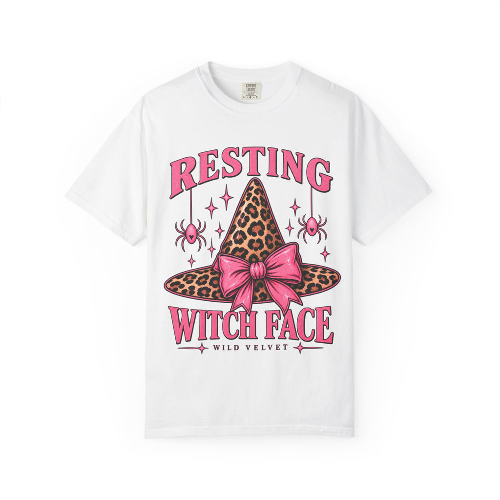 Resting Witch Face Leopard Witch Hat T-Shirt