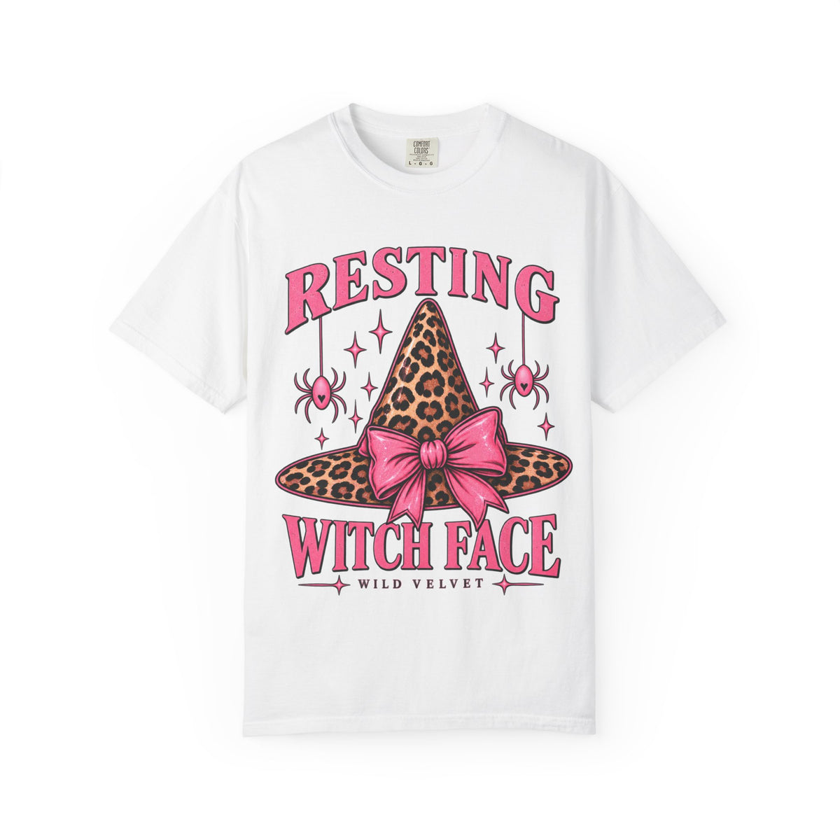 Resting Witch Face Leopard Witch Hat T-Shirt