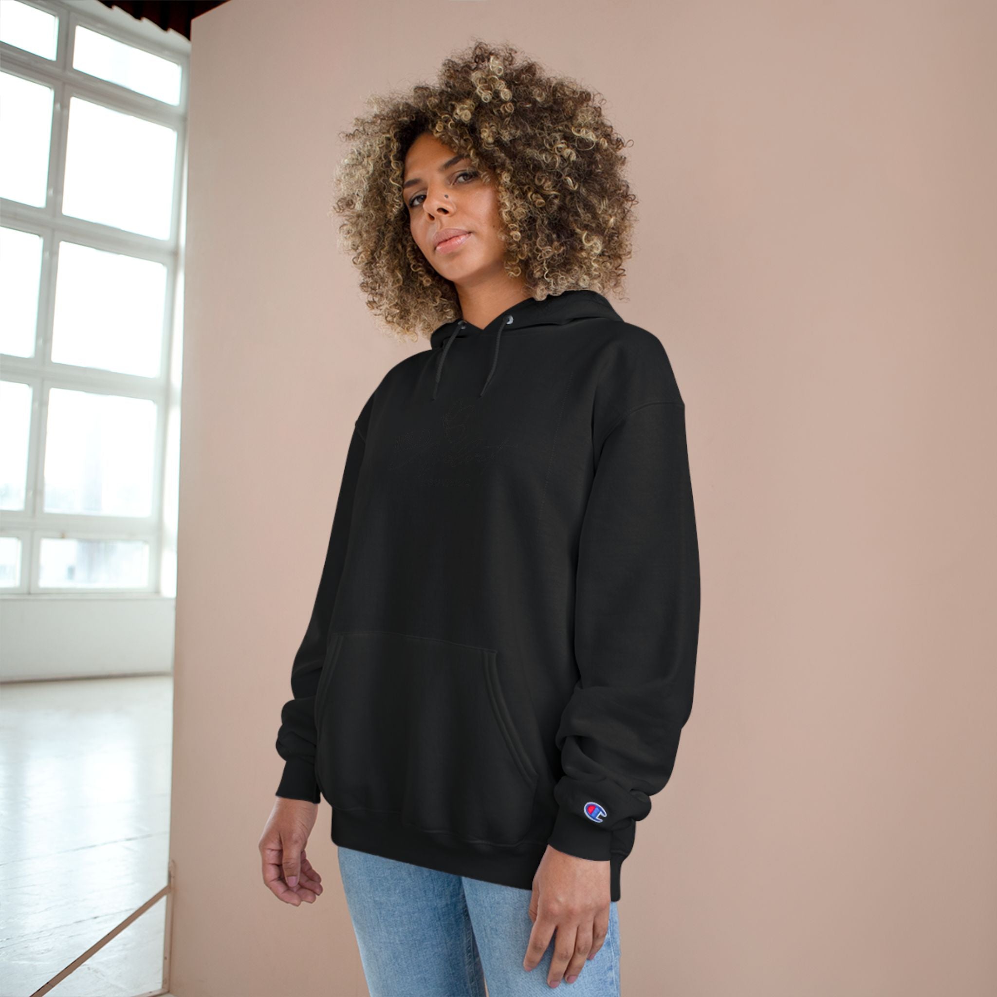 Wild Heart Champion Hoodie – Minimal Script Logo Pullover