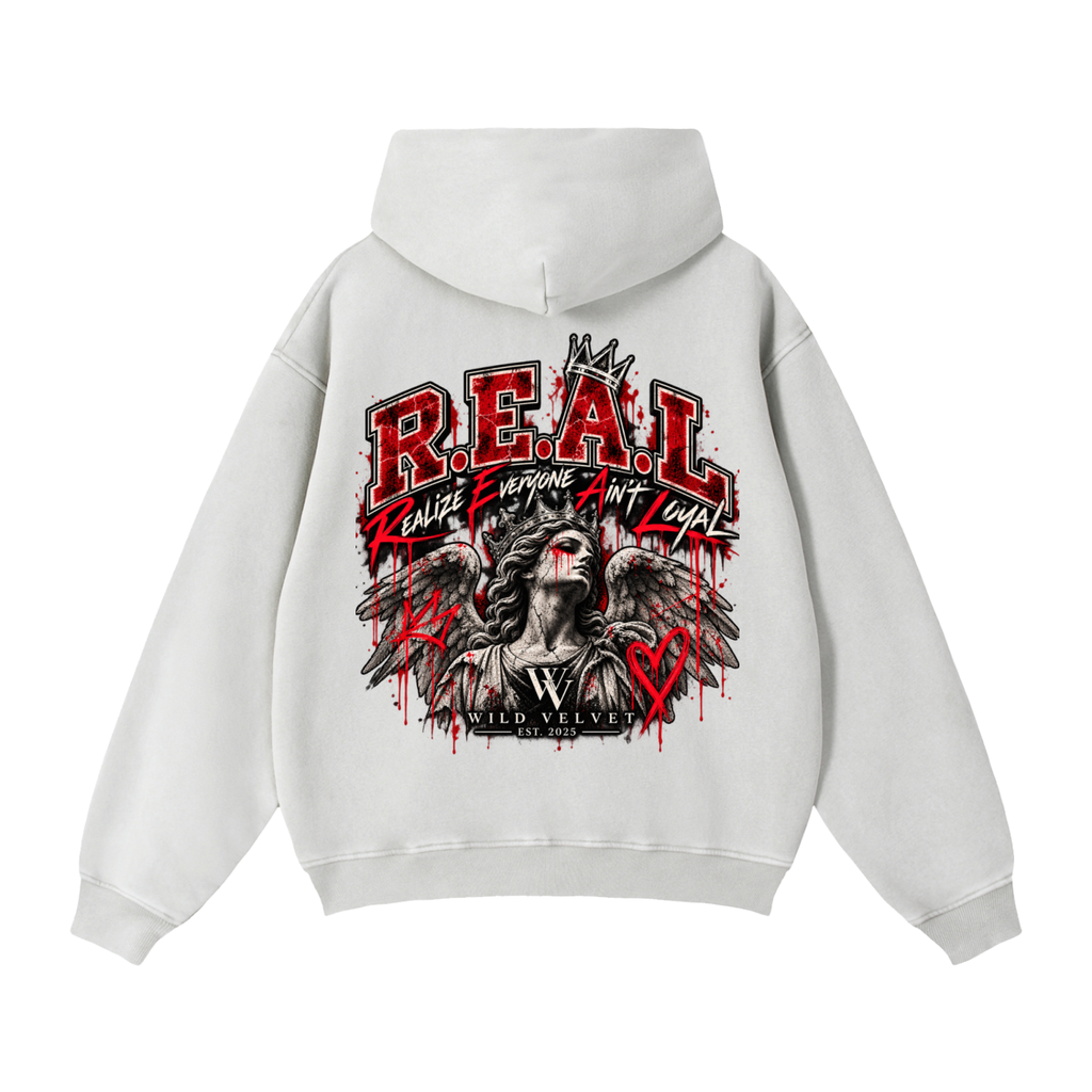 Zip-Through Boxy Fleece Hoodie
