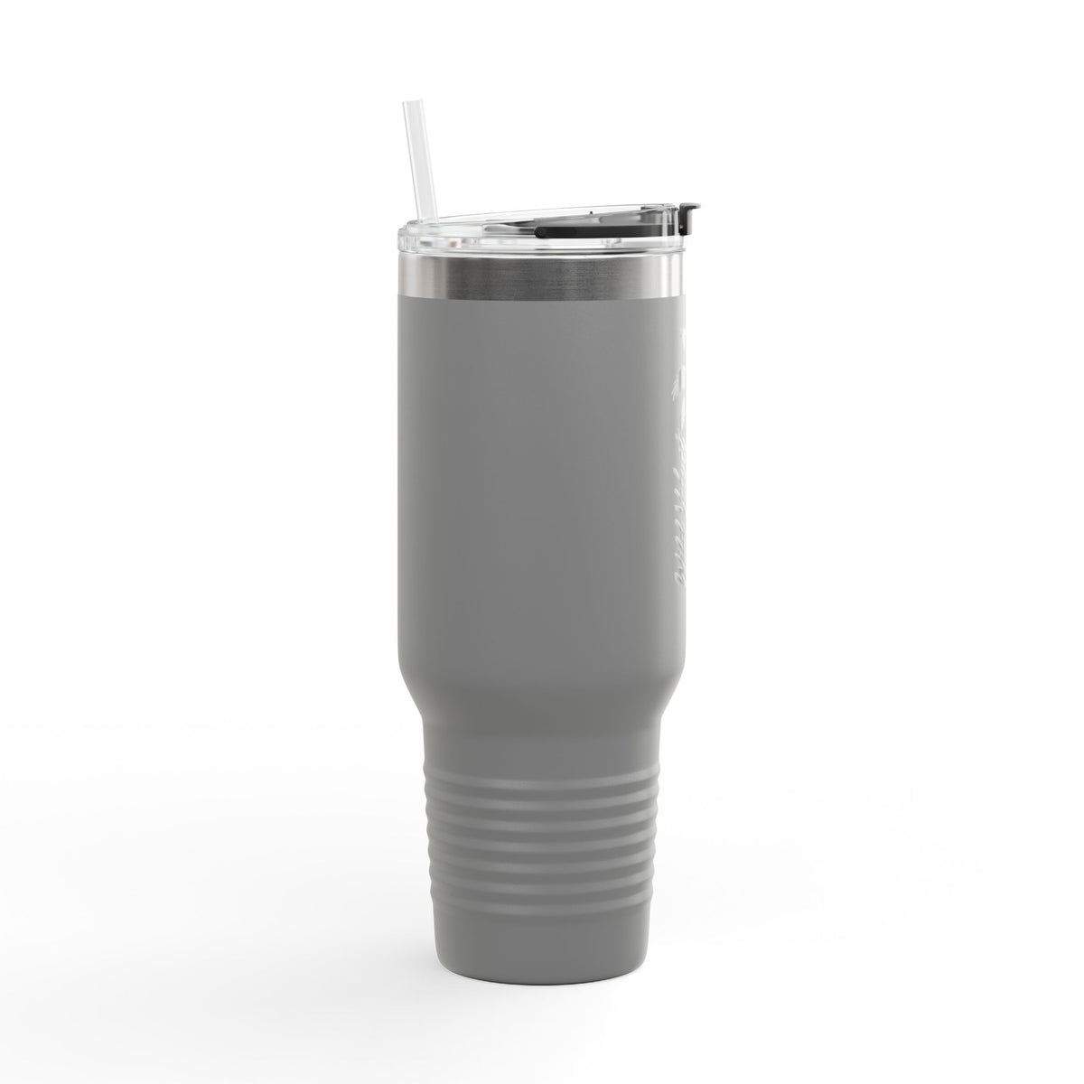 40oz Insulated Travel Mug — 'Wild Vibes' Palm Tree Design