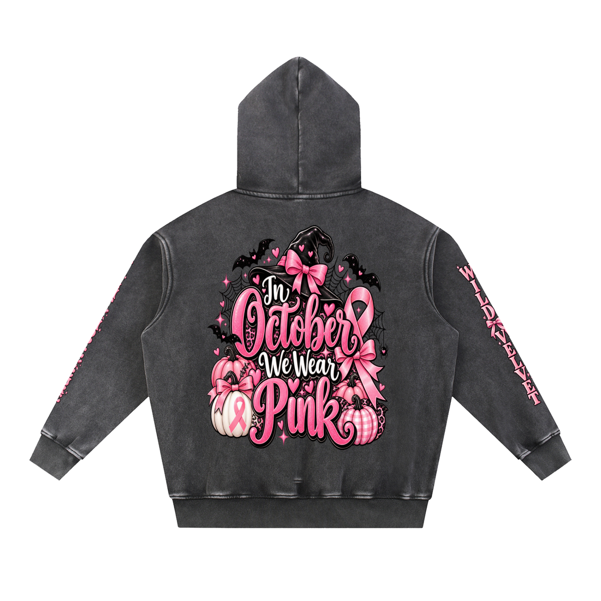 Snow Wash Fleece Oversize Hoodie