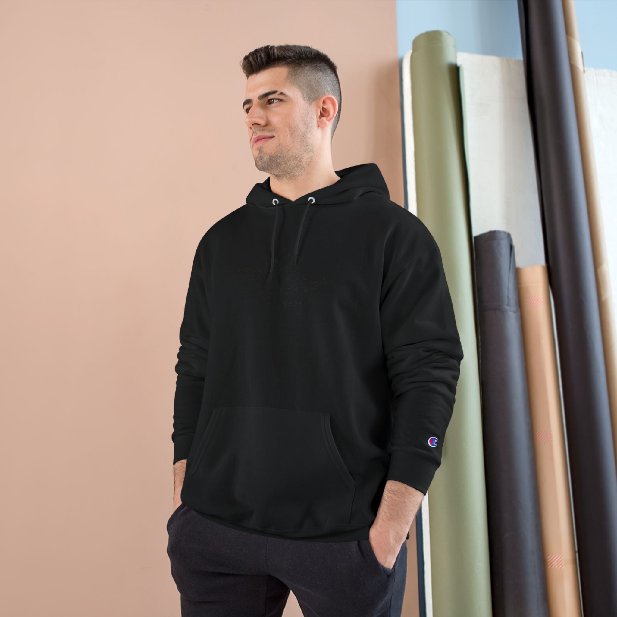 Wild Heart Champion Hoodie – Minimal Script Logo Pullover