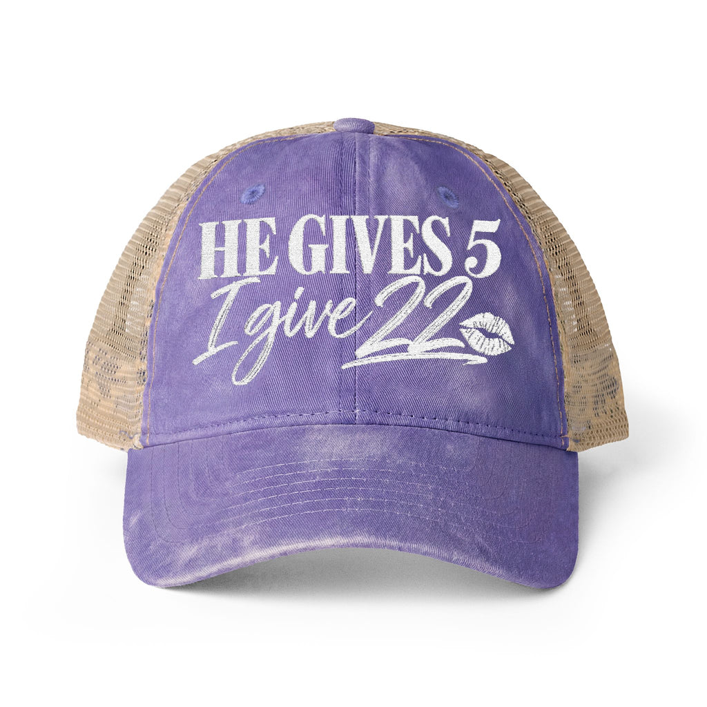 Women's Washed Mesh-Back Cap