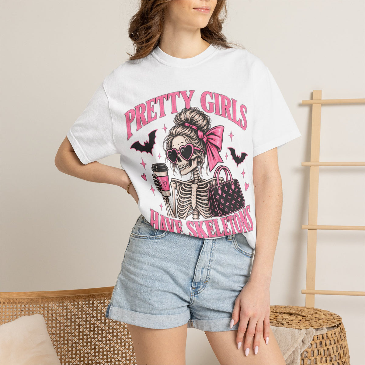 Pretty Girls Have Skeletons Graphic Tee
