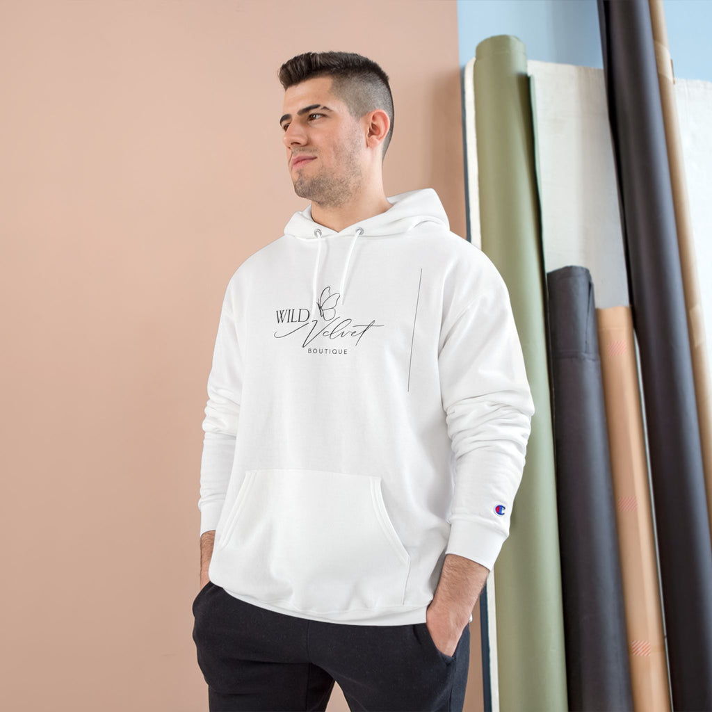 Wild Heart Champion Hoodie – Minimal Script Logo Pullover