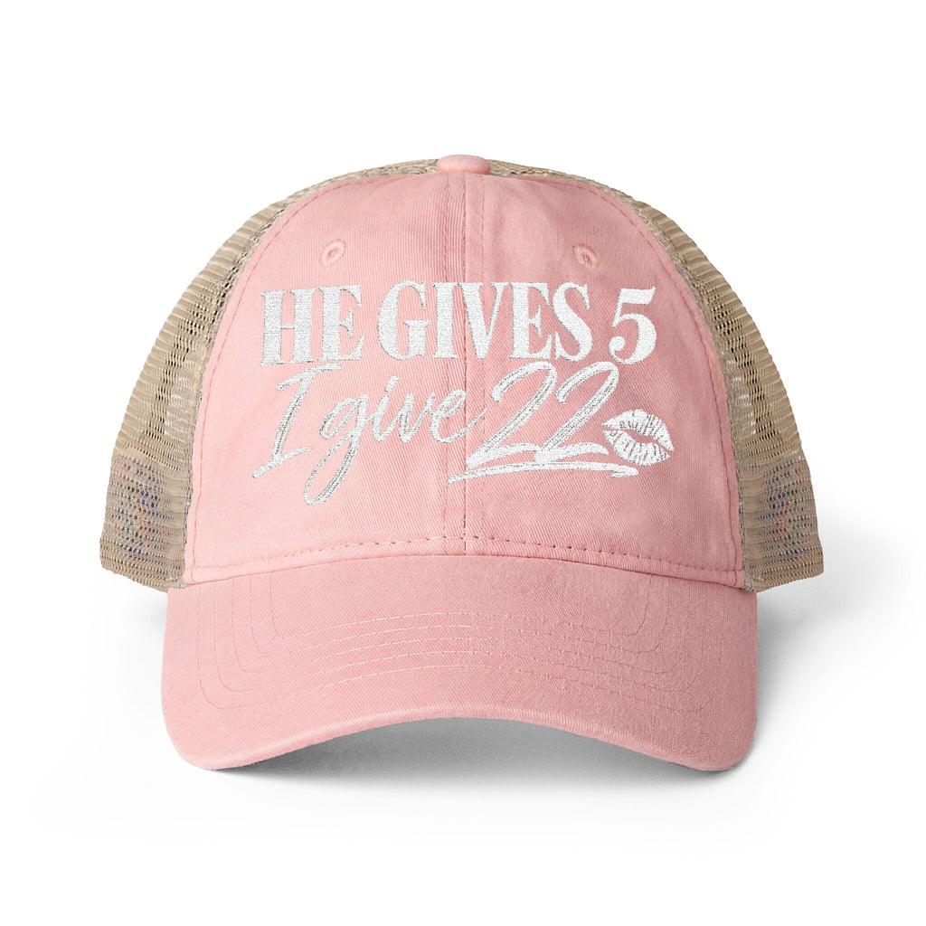 Women's Washed Mesh-Back Cap