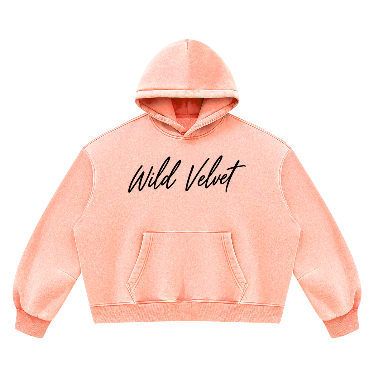 Unisex Vintage Wash Boxy Fleece Hoodie