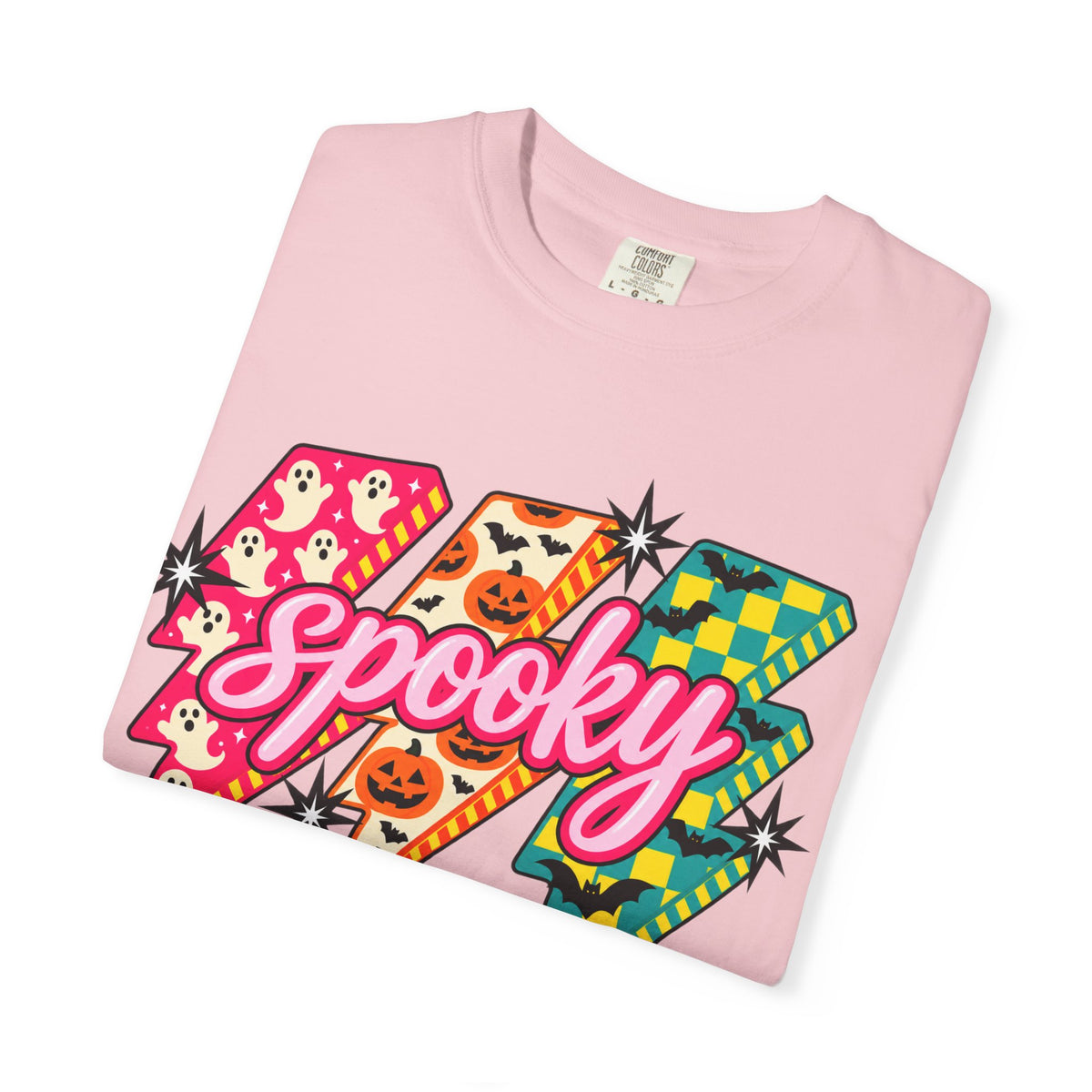 Spooky Retro Lightning Bolt T-Shirt — Halloween Graphic Tee