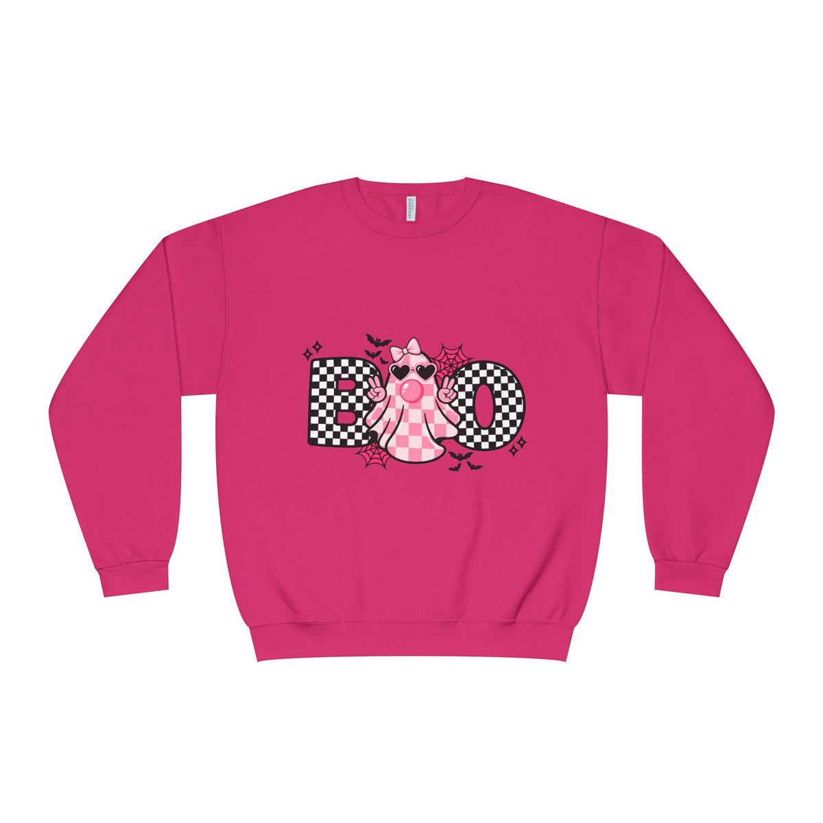 Koo Checkerboard Cat Crewneck Sweatshirt