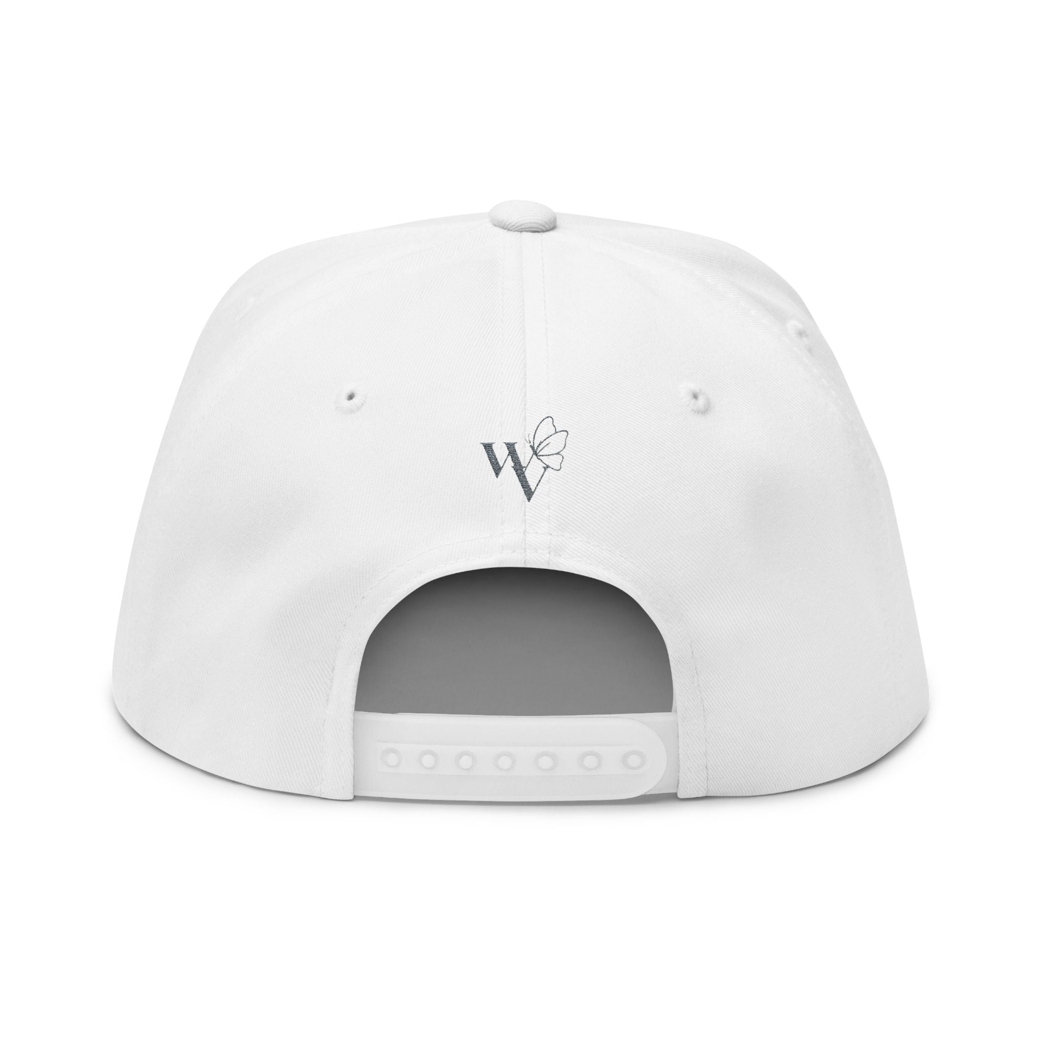 Booked & Busy Embroidered Flat Bill Cap