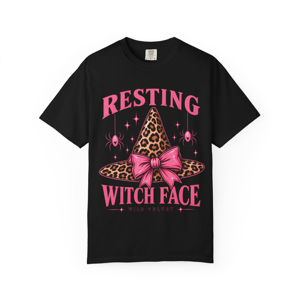 Resting Witch Face Leopard Witch Hat T-Shirt