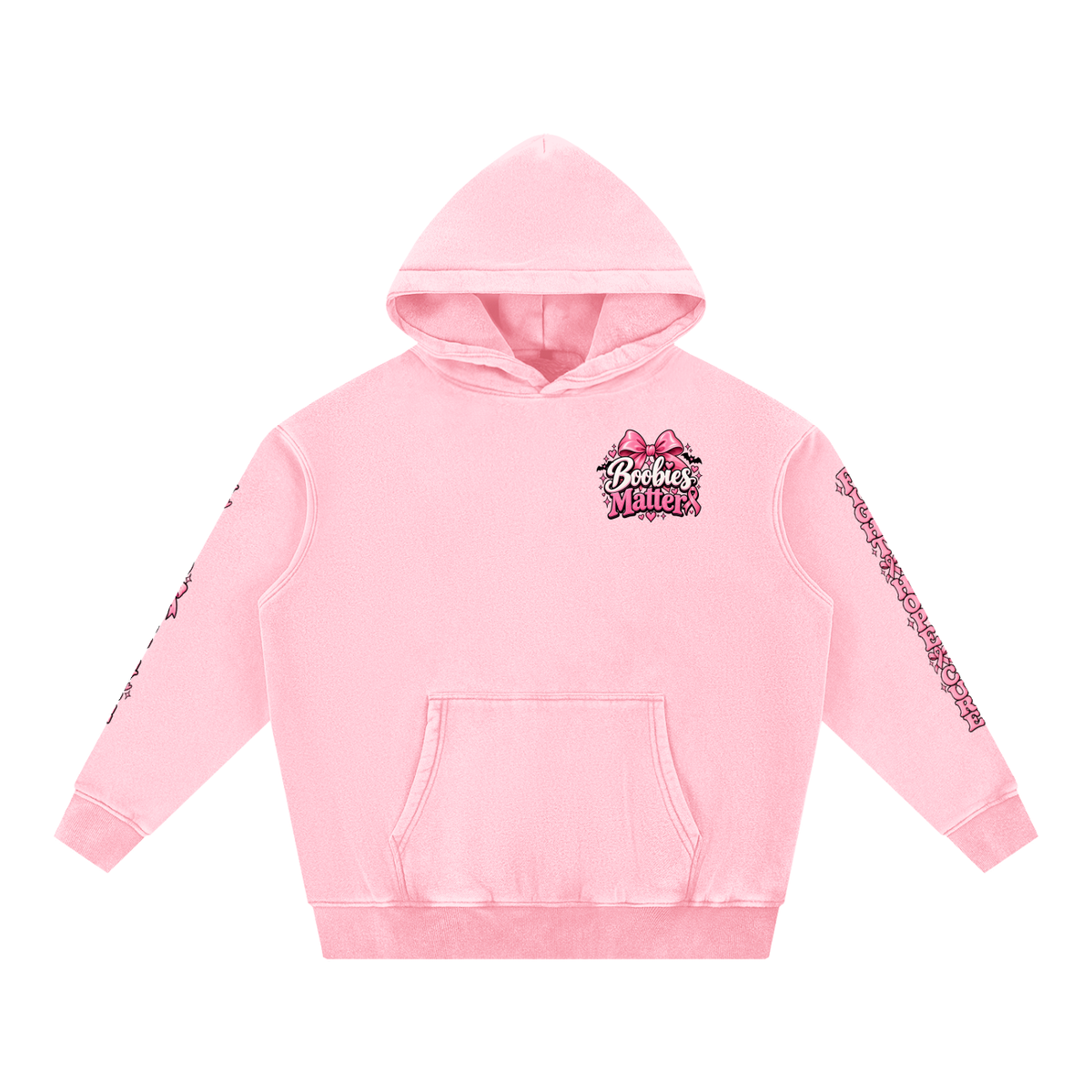 Snow Wash Fleece Oversize Hoodie