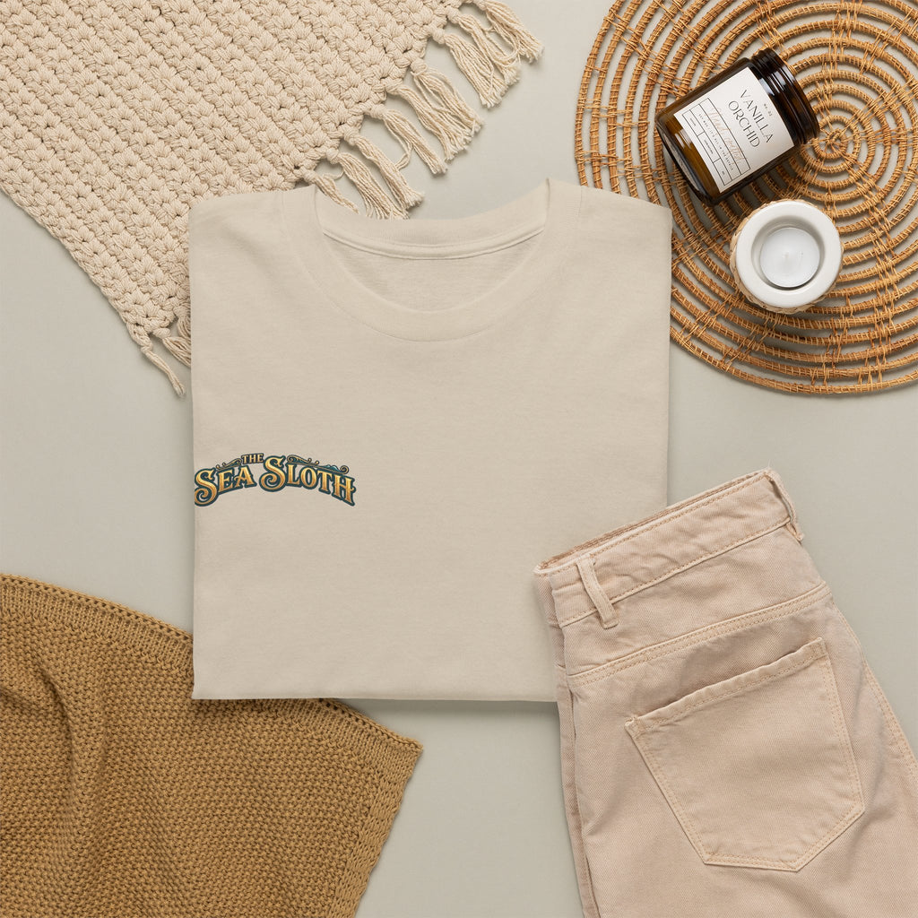 Sea Sloth Biloxi Tee — Retro Beach Sloth Graphic T-Shirt
