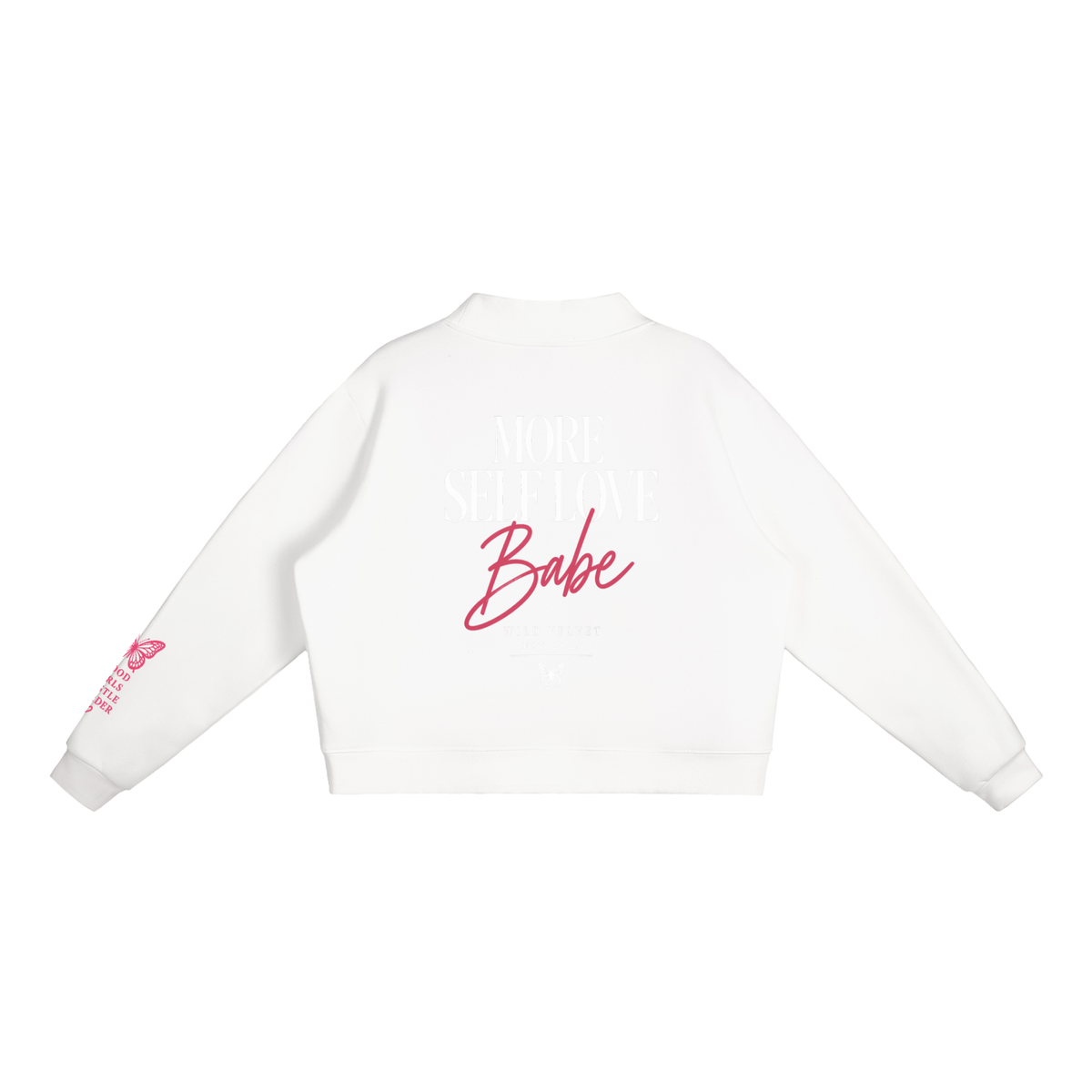 Essential Fleece Mock-Neck Crew Sweatshirt