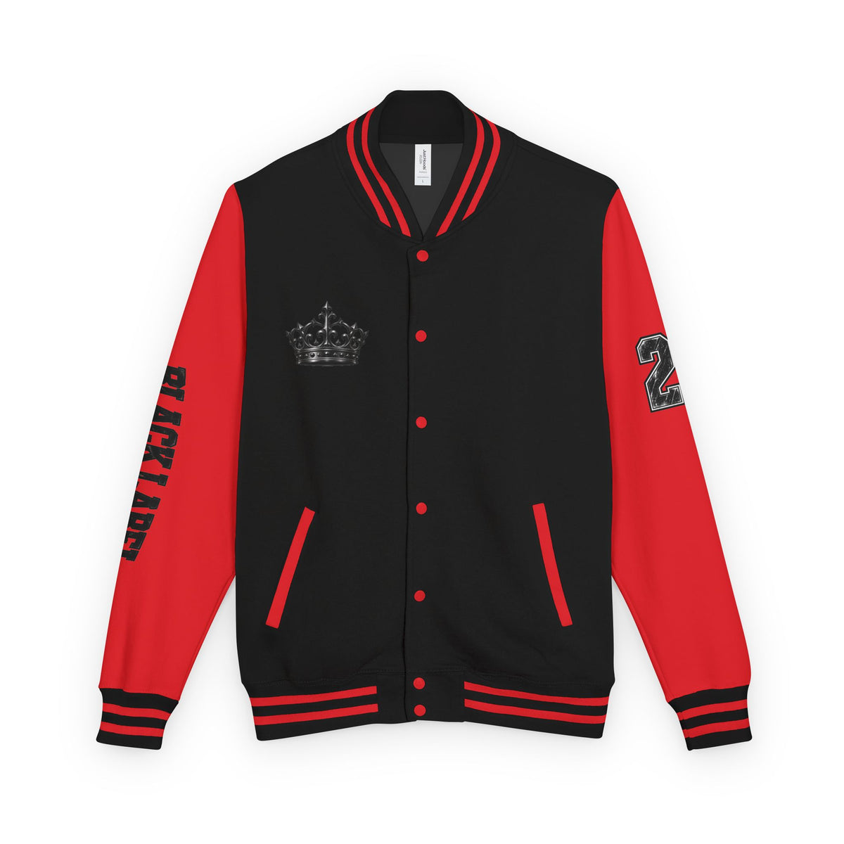 Letterman Jacket — 'R.E.A.L.' Graphic Varsity Jacket