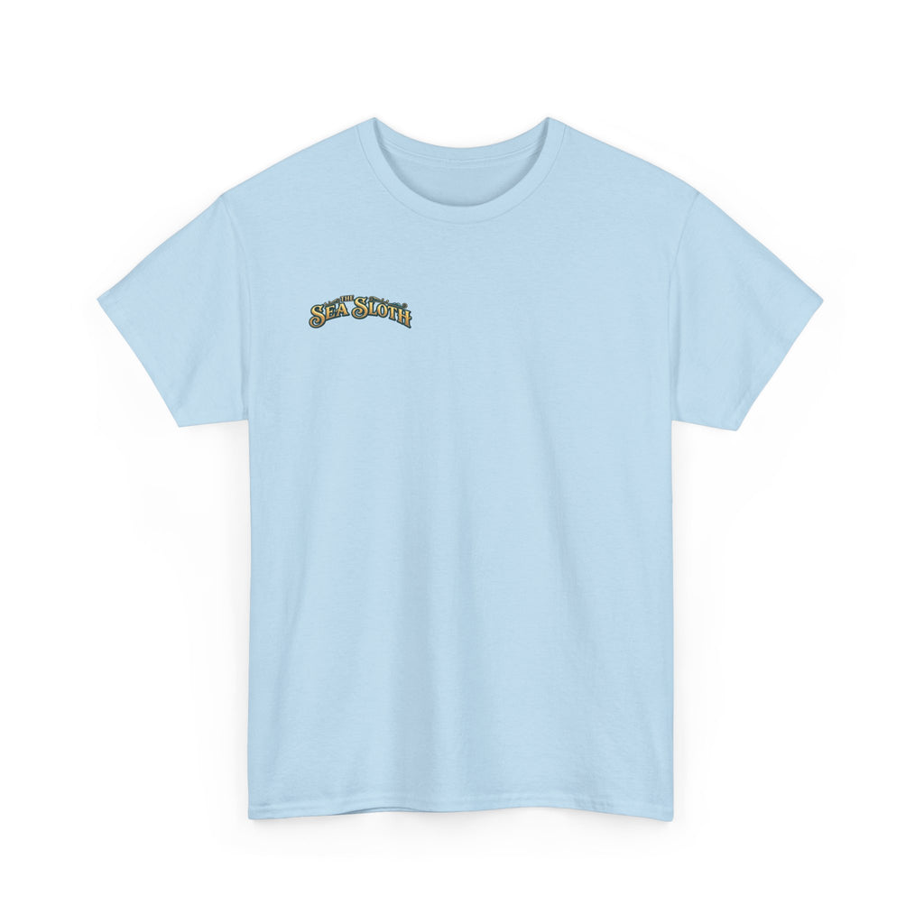 Sea Sloth Biloxi Tee — Retro Beach Sloth Graphic T-Shirt
