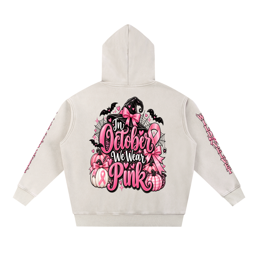 Snow Wash Fleece Oversize Hoodie