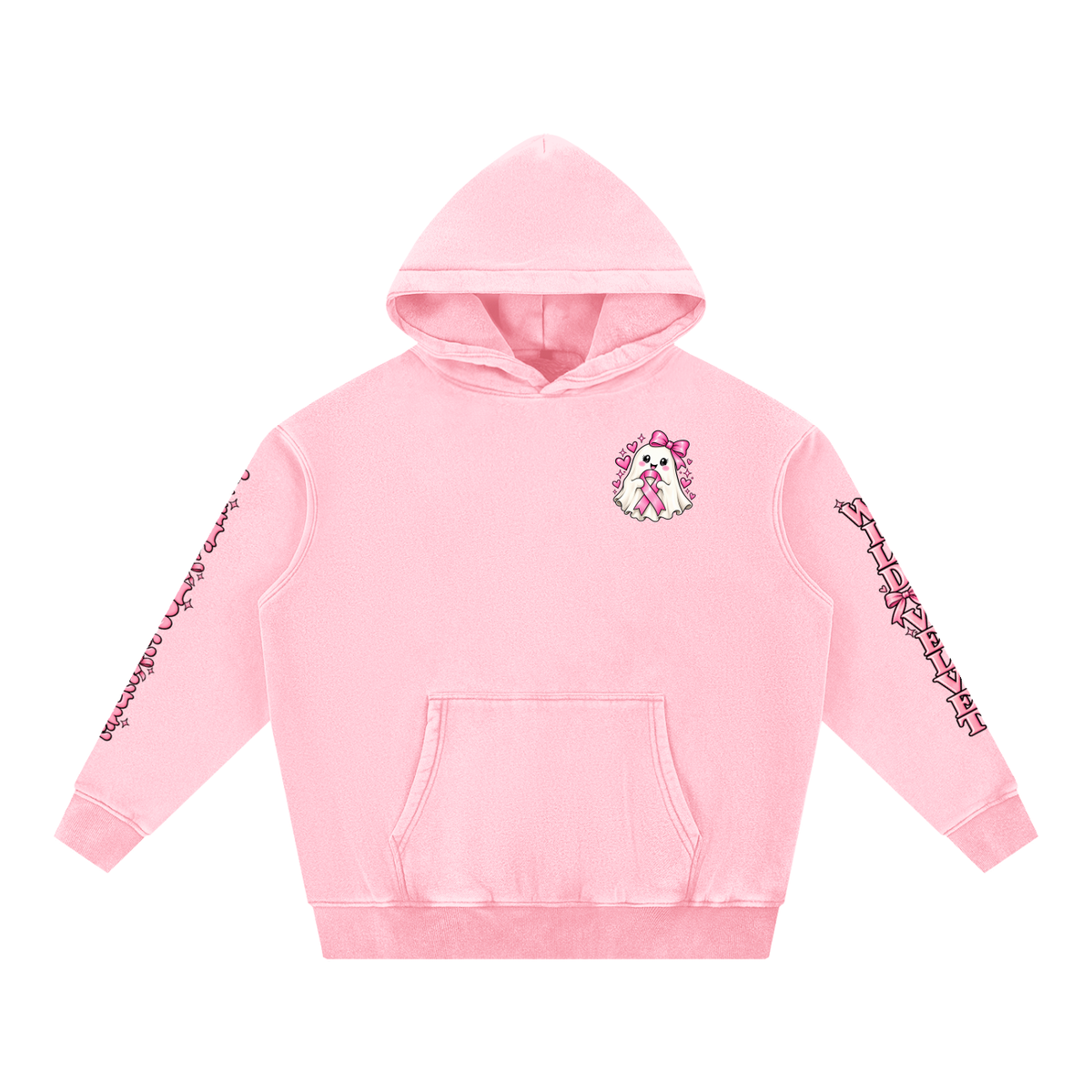 Snow Wash Fleece Oversize Hoodie