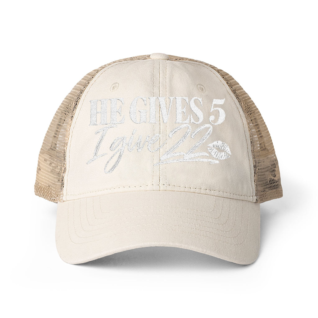 Women's Washed Mesh-Back Cap