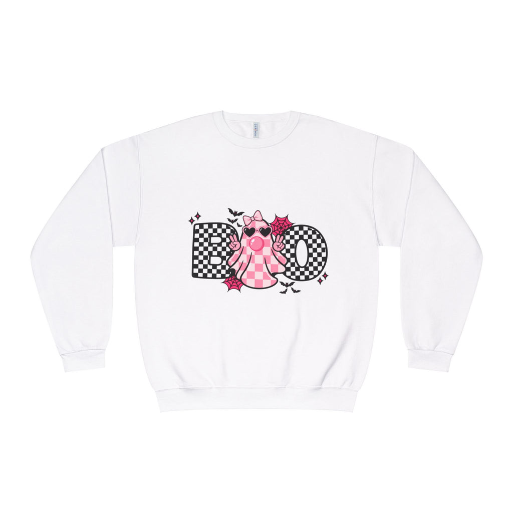 Koo Checkerboard Cat Crewneck Sweatshirt