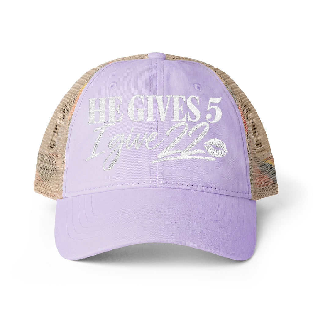 Women's Washed Mesh-Back Cap