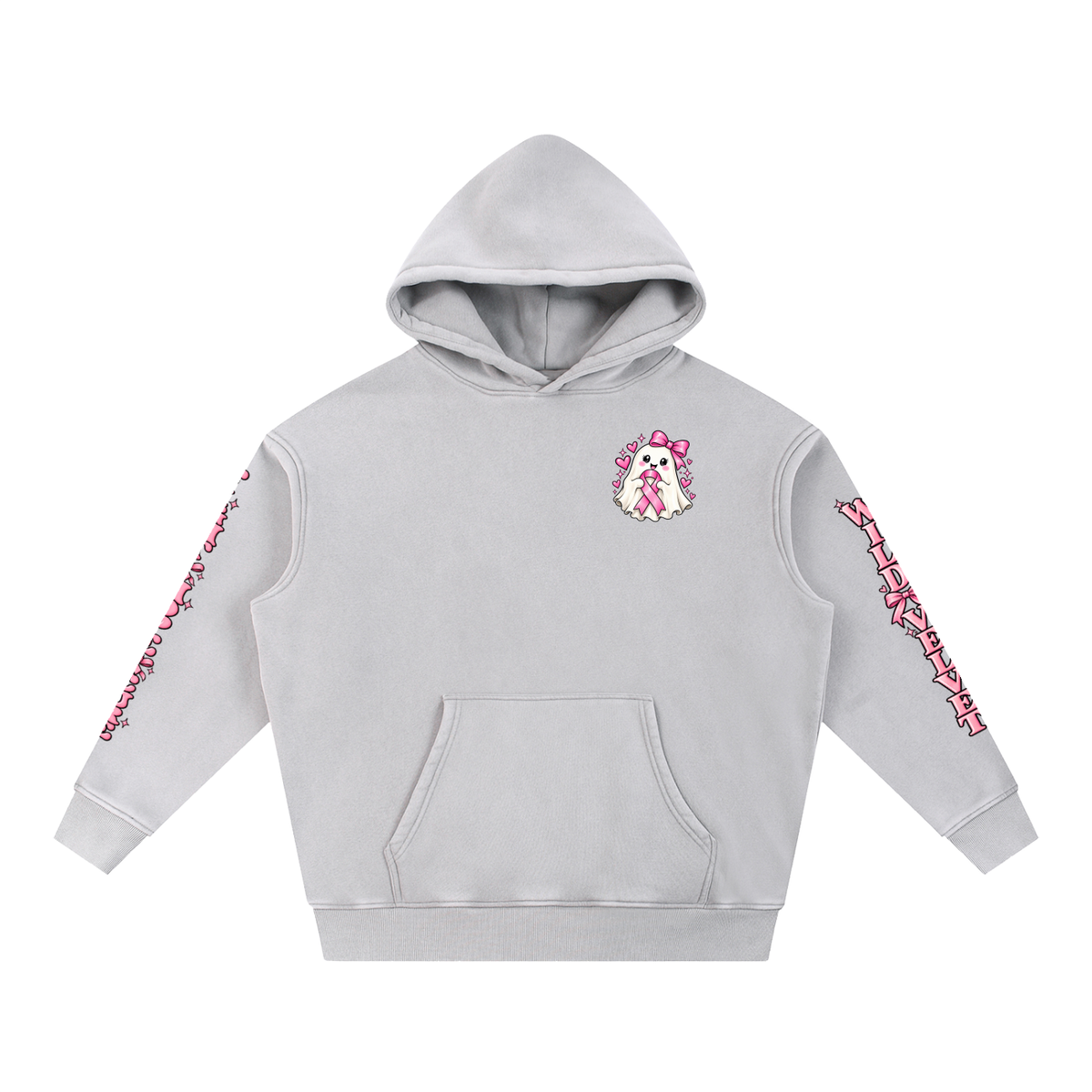 Snow Wash Fleece Oversize Hoodie