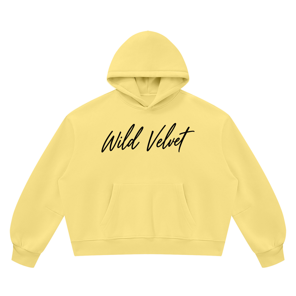 Unisex Vintage Wash Boxy Fleece Hoodie