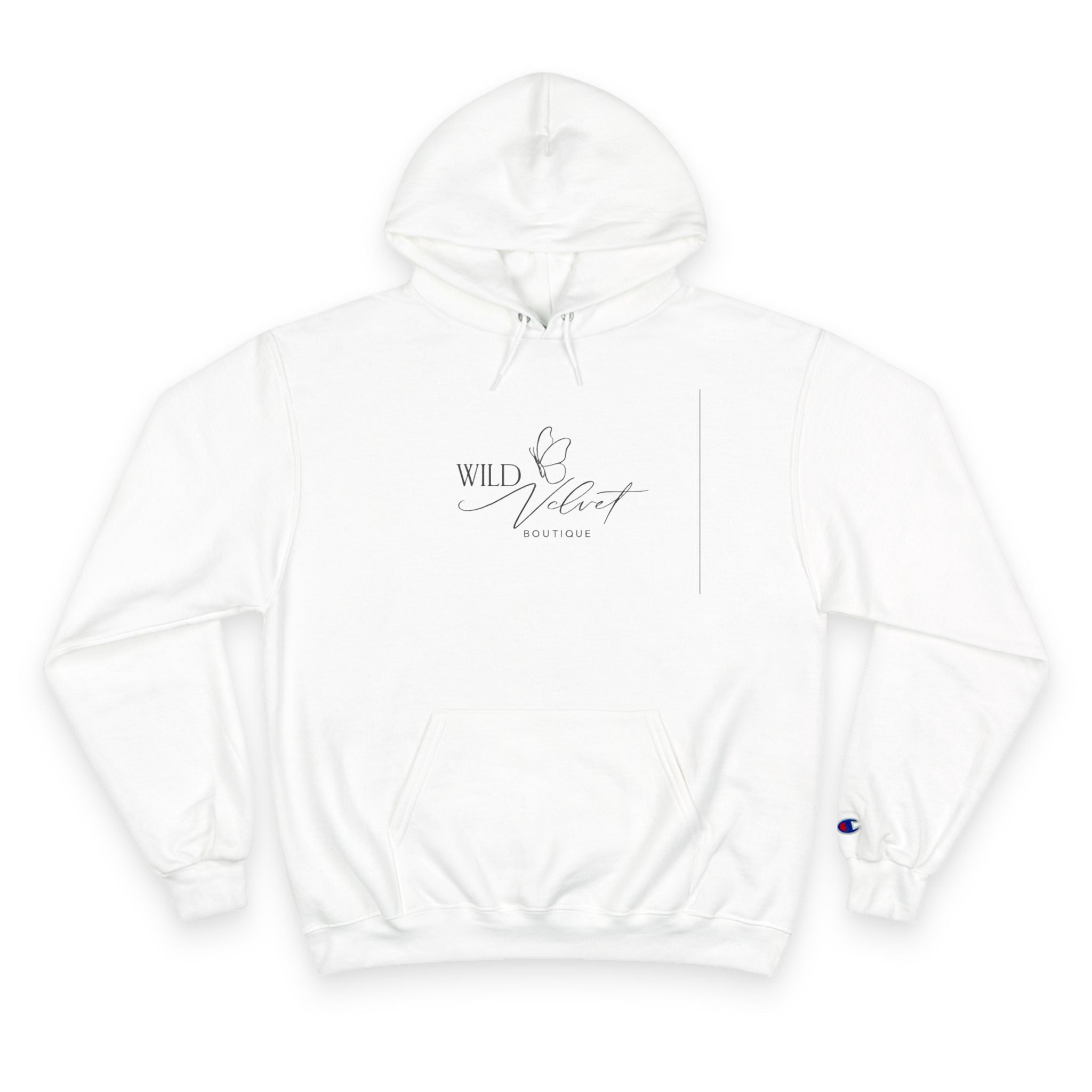 Wild Heart Champion Hoodie – Minimal Script Logo Pullover