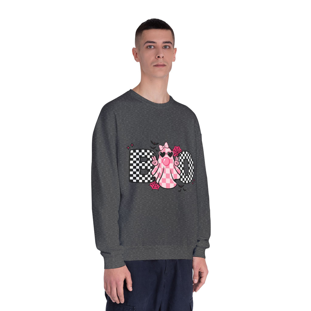 Koo Checkerboard Cat Crewneck Sweatshirt