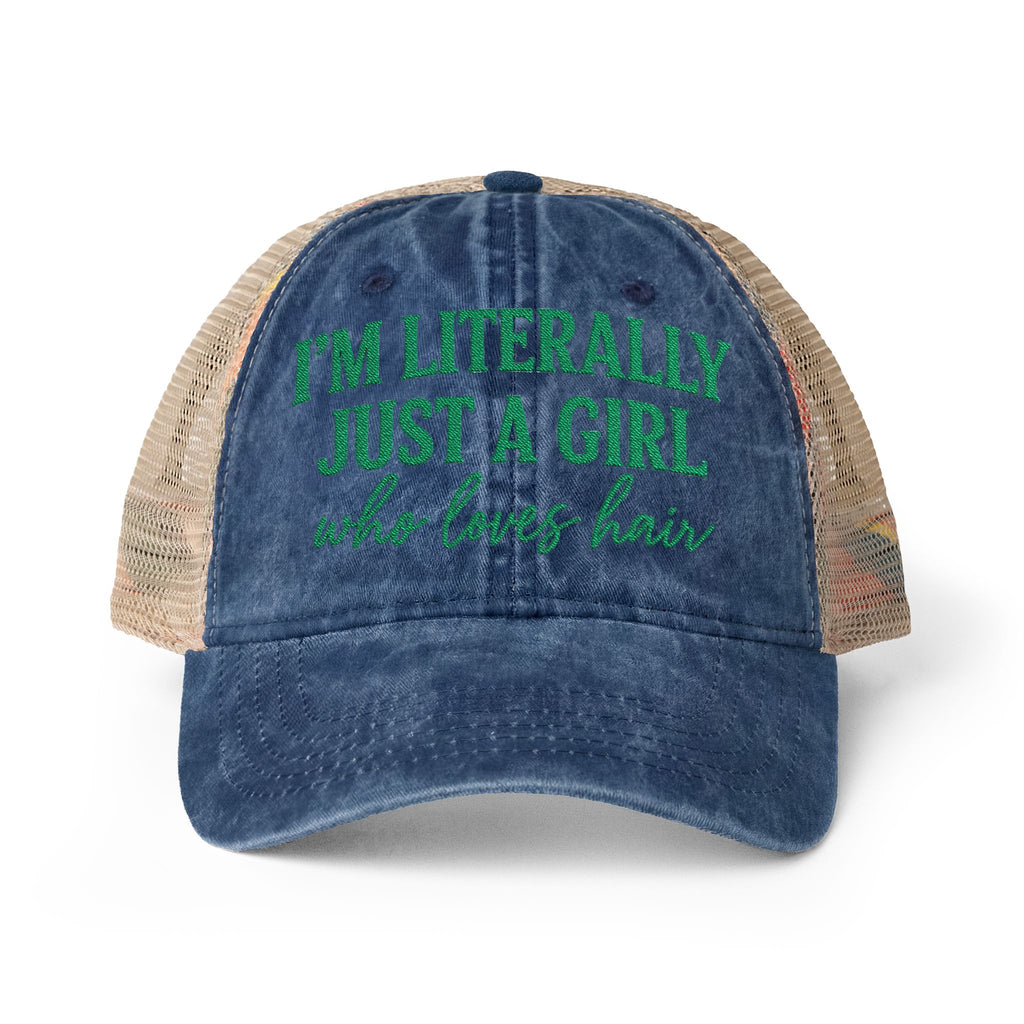 Women's Washed Mesh-Back Cap