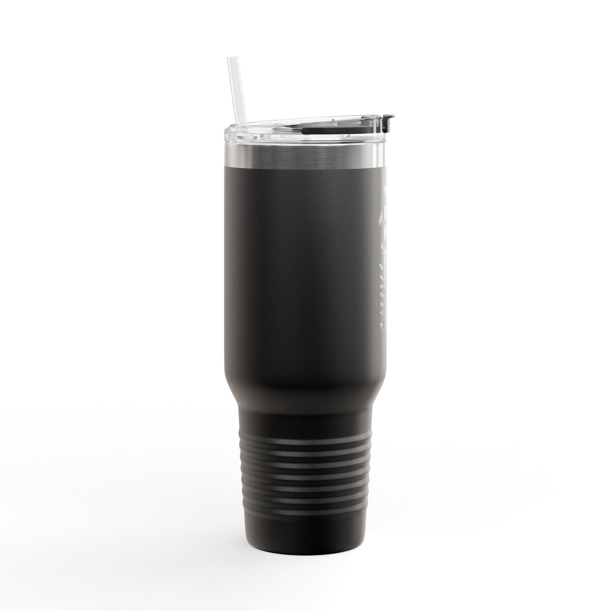 40oz Insulated Travel Mug — 'Wild Vibes' Palm Tree Design