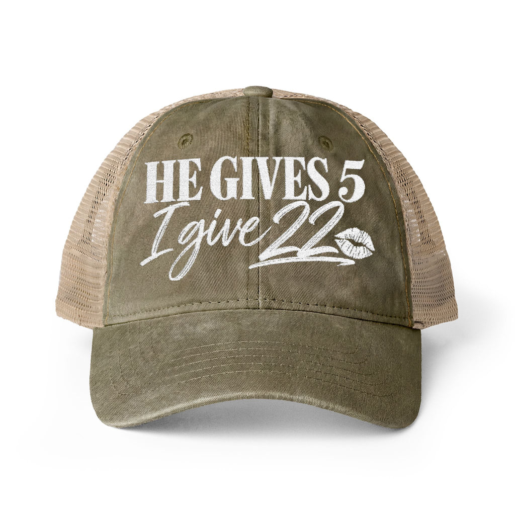 Women's Washed Mesh-Back Cap
