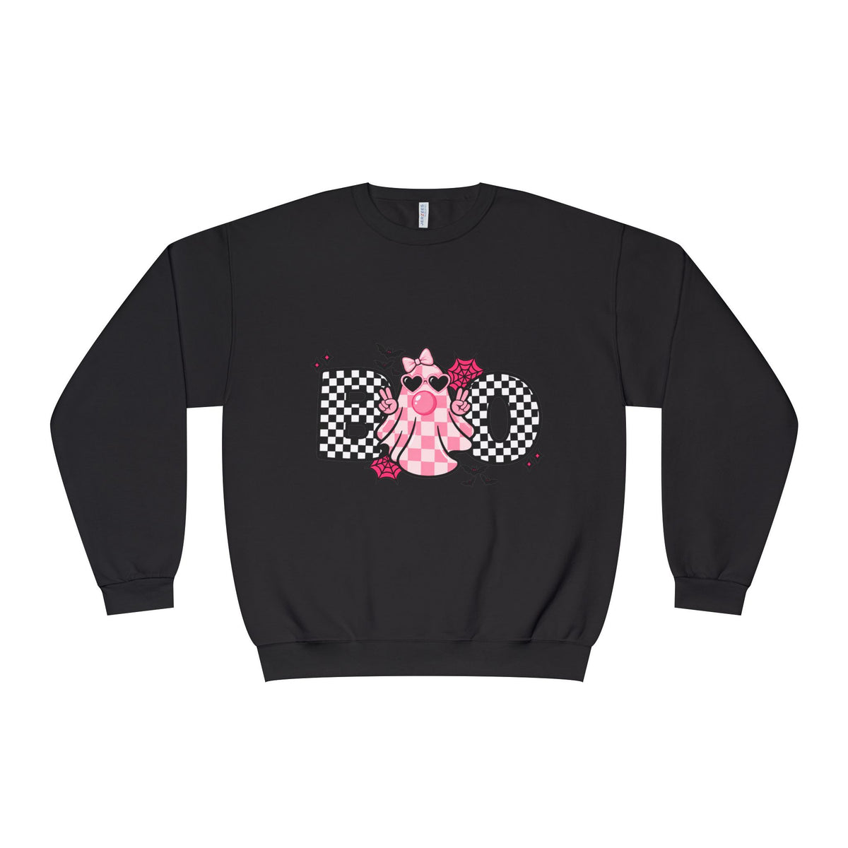 Koo Checkerboard Cat Crewneck Sweatshirt