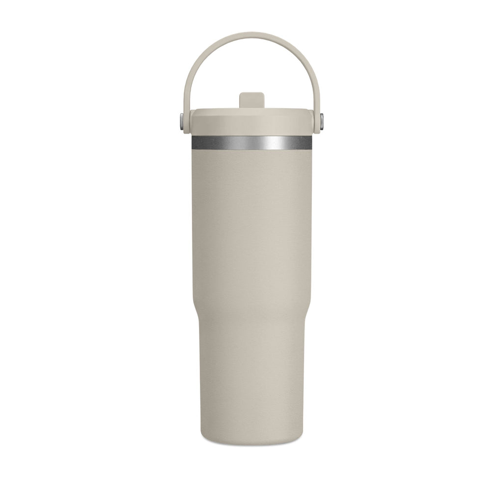 32oz Nomad Tumbler — Matte Black Sculpted Bust Design, Insulated Travel Bottle