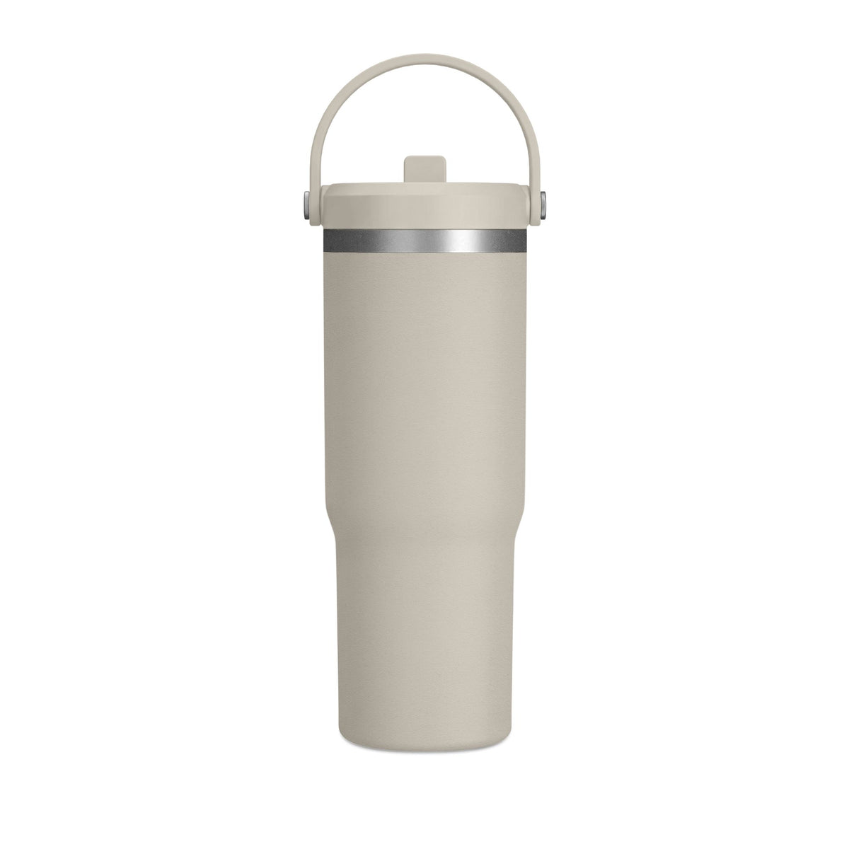 32oz Nomad Tumbler — Matte Black Sculpted Bust Design, Insulated Travel Bottle