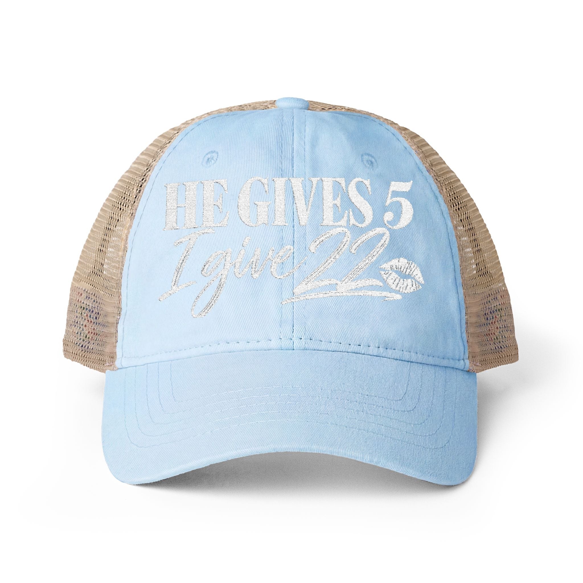 Women's Washed Mesh-Back Cap