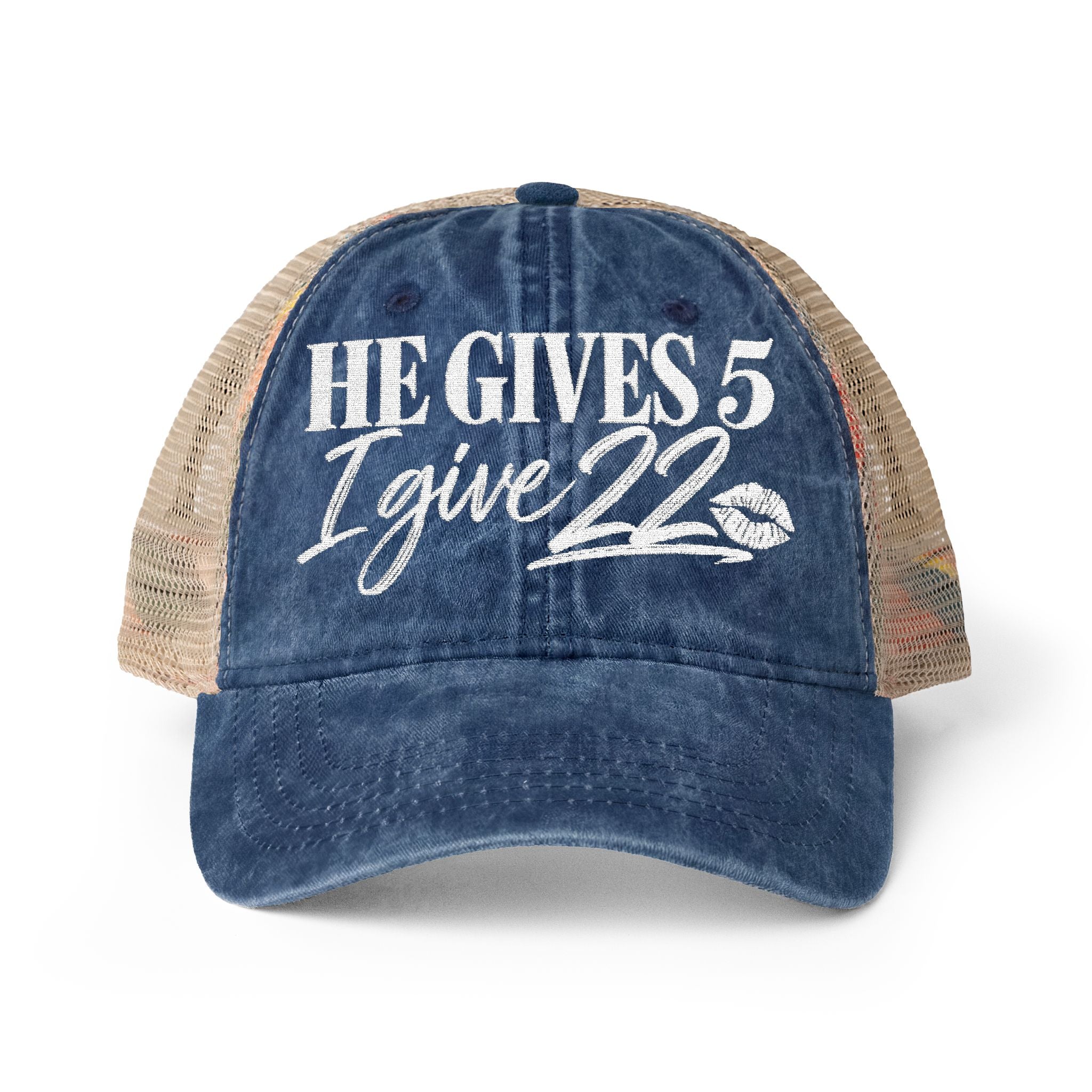 Women's Washed Mesh-Back Cap