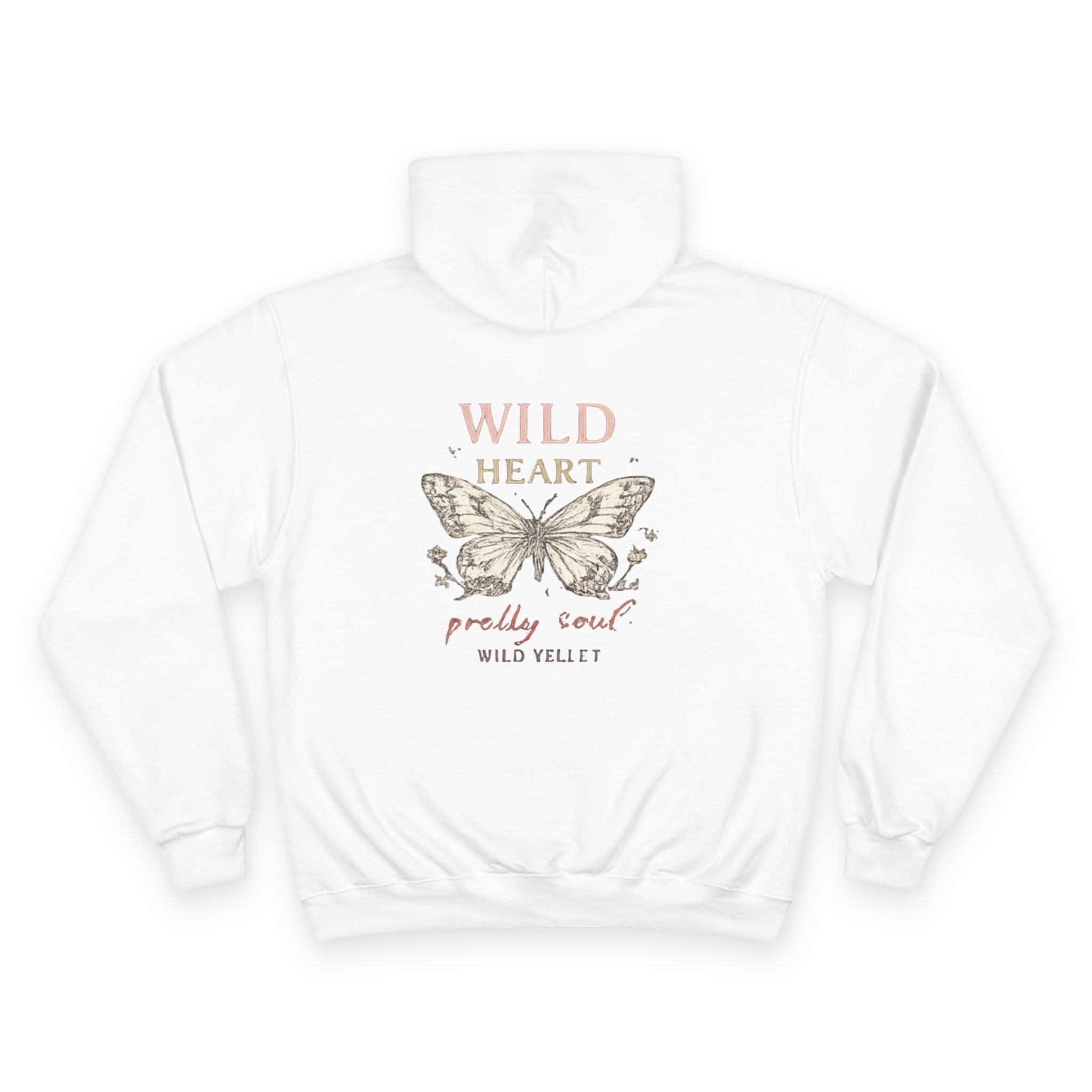 Wild Heart Champion Hoodie – Minimal Script Logo Pullover
