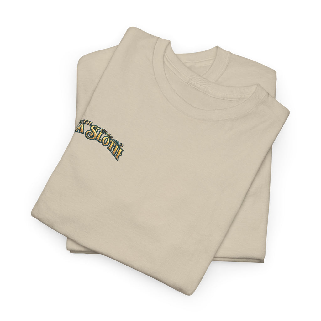 Sea Sloth Biloxi Tee — Retro Beach Sloth Graphic T-Shirt