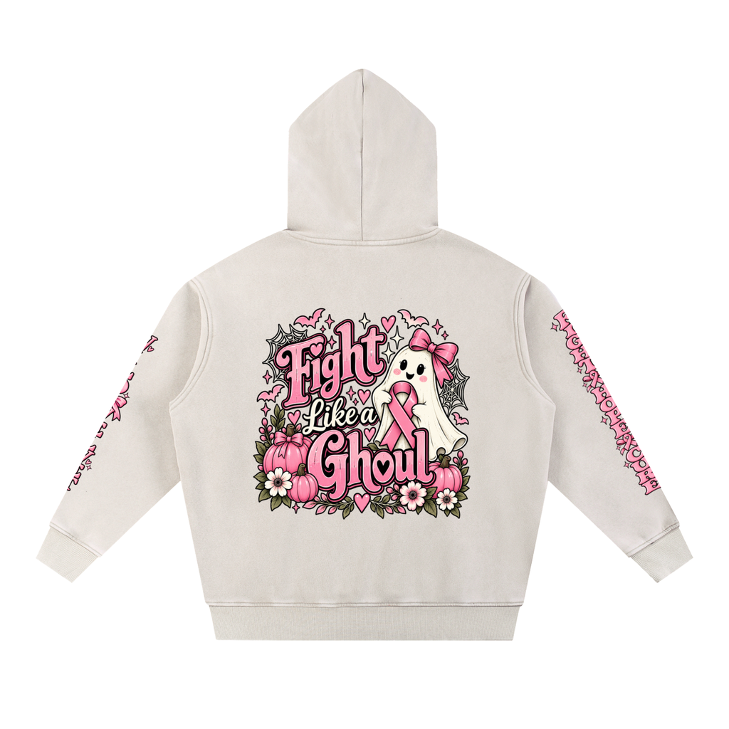 Snow Wash Fleece Oversize Hoodie