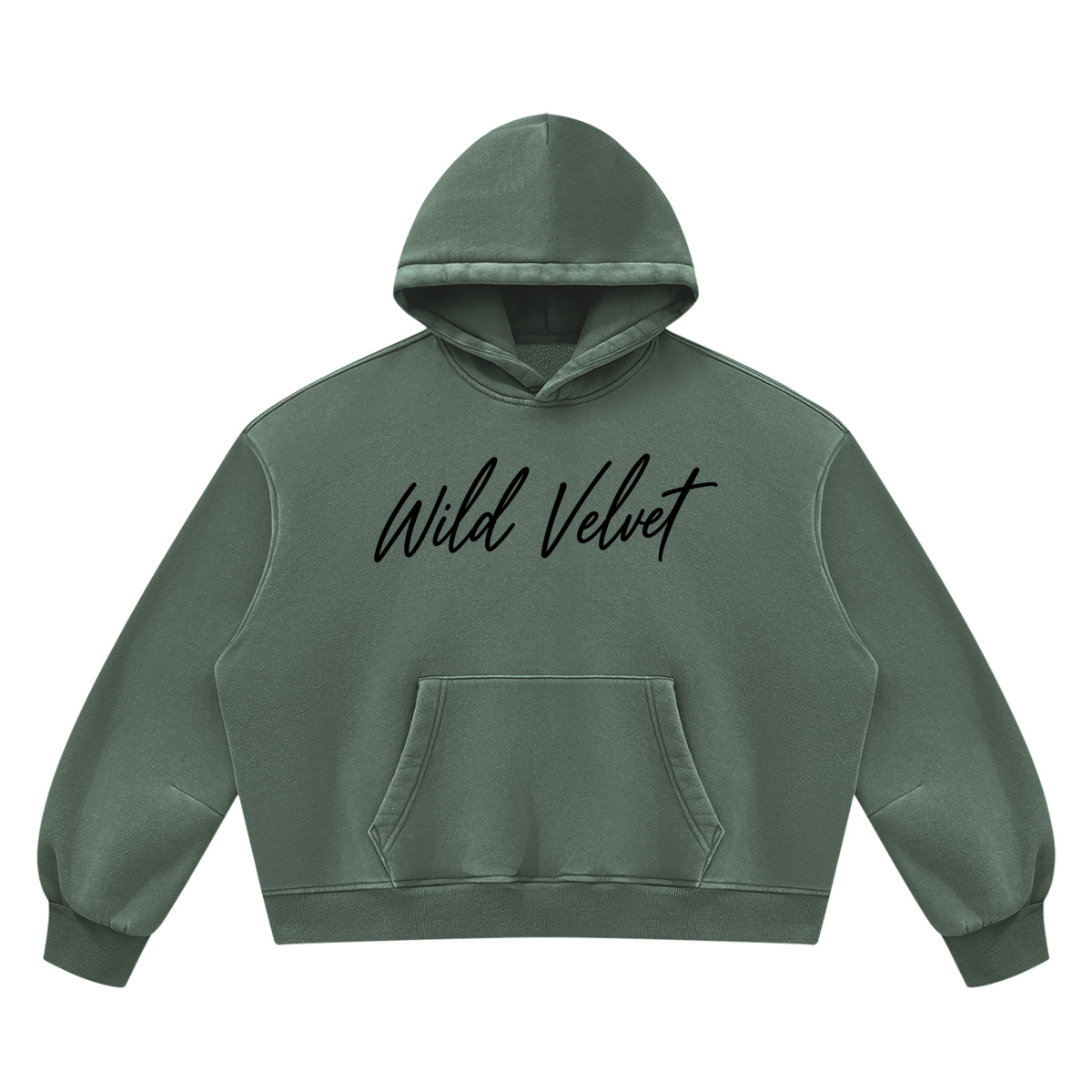 Unisex Vintage Wash Boxy Fleece Hoodie