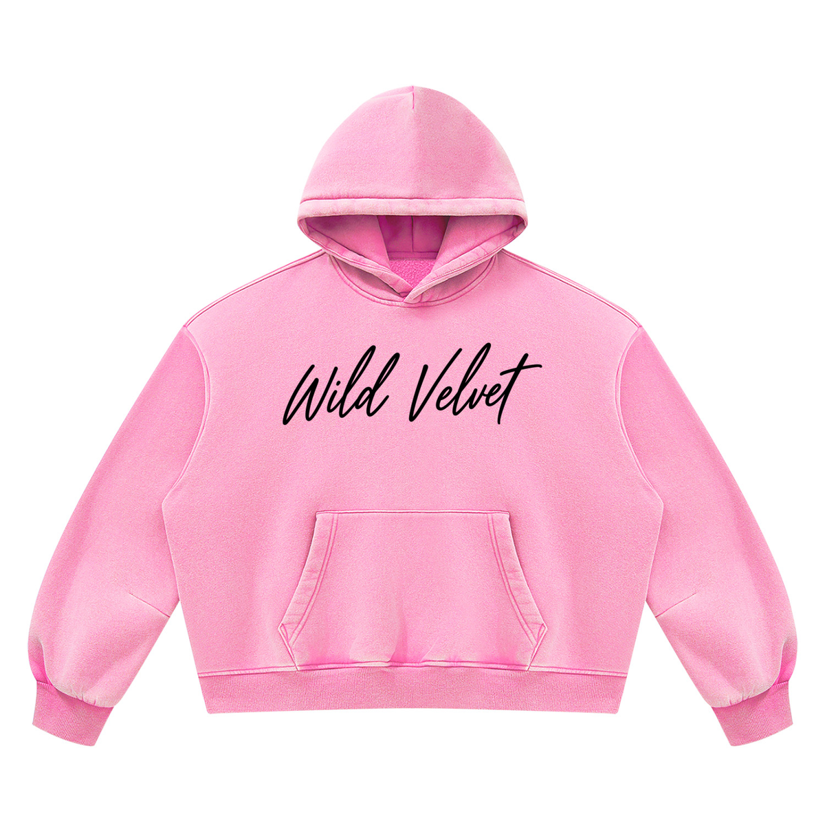 Unisex Vintage Wash Boxy Fleece Hoodie